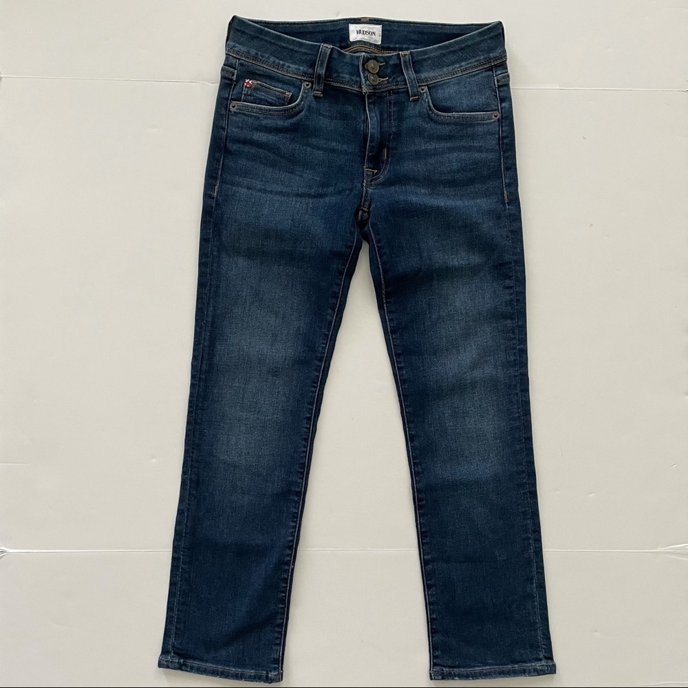 HUDSON Women’s Ginny Ankle Crop Straight Jeans Size 25